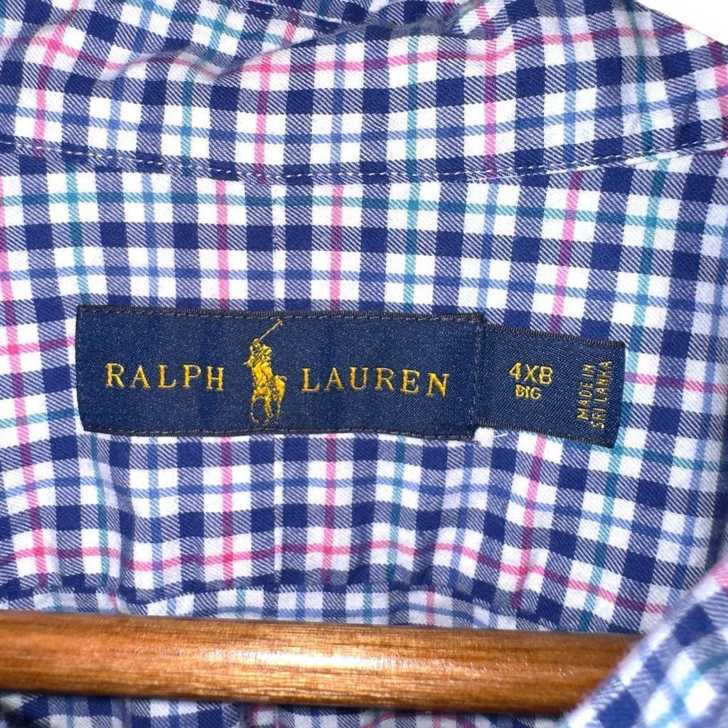 Polo Ralph Lauren Polo Ralph Lauren Blue B&T L/S Button Down Shirt Size 4XB Size US XXL / EU 58 / 5 - 2 Thumbnail