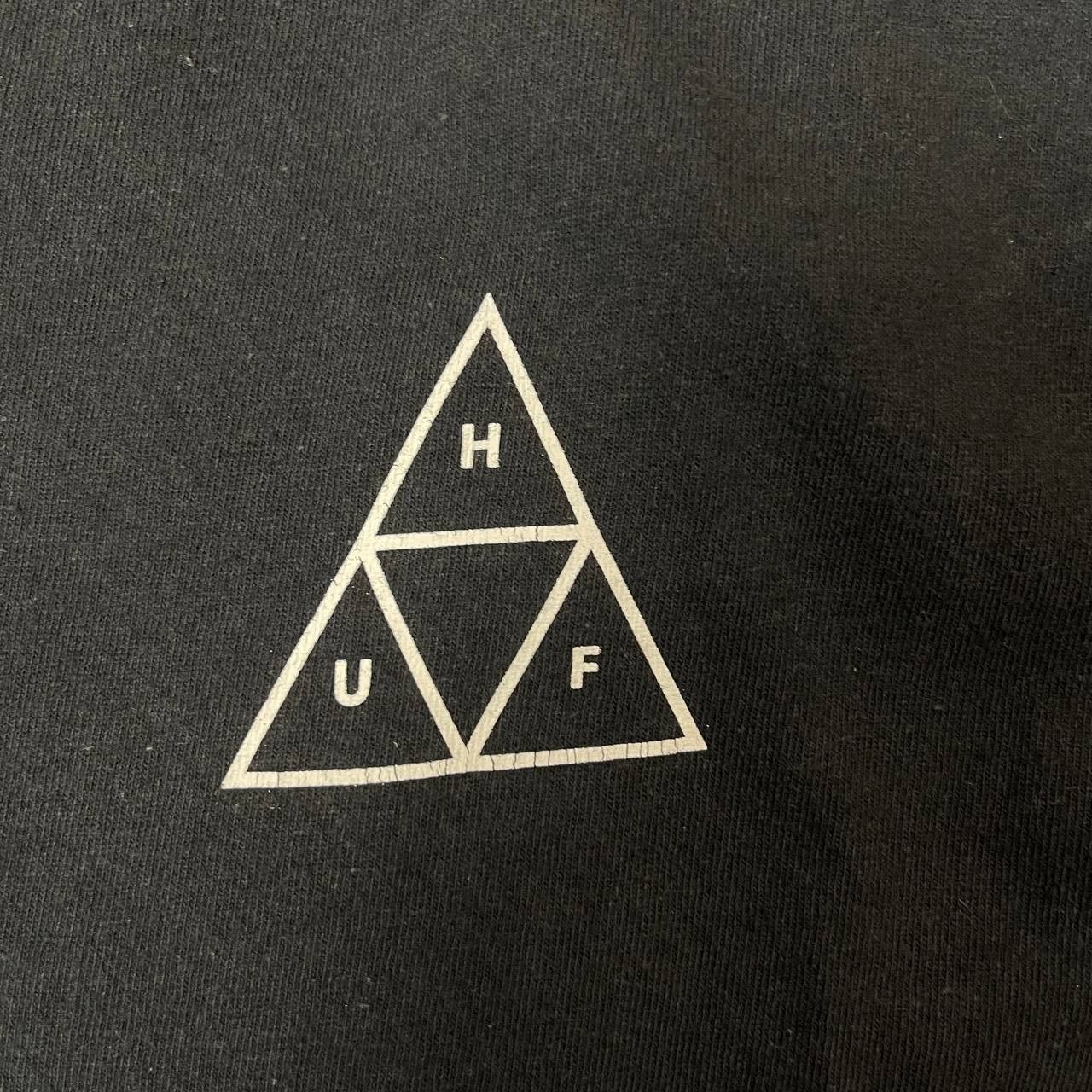 Huf HUF Mens S size ‘MIRAGE’ Triple Triangle T-Shirt BLACK Size US S / EU 44-46 / 1 - 9 Thumbnail