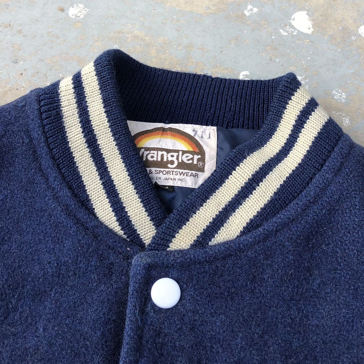 Wrangler Vintage 90s Wrangler Wool Leather Varsity Jacket Size US M / EU 48-50 / 2 - 7 Thumbnail