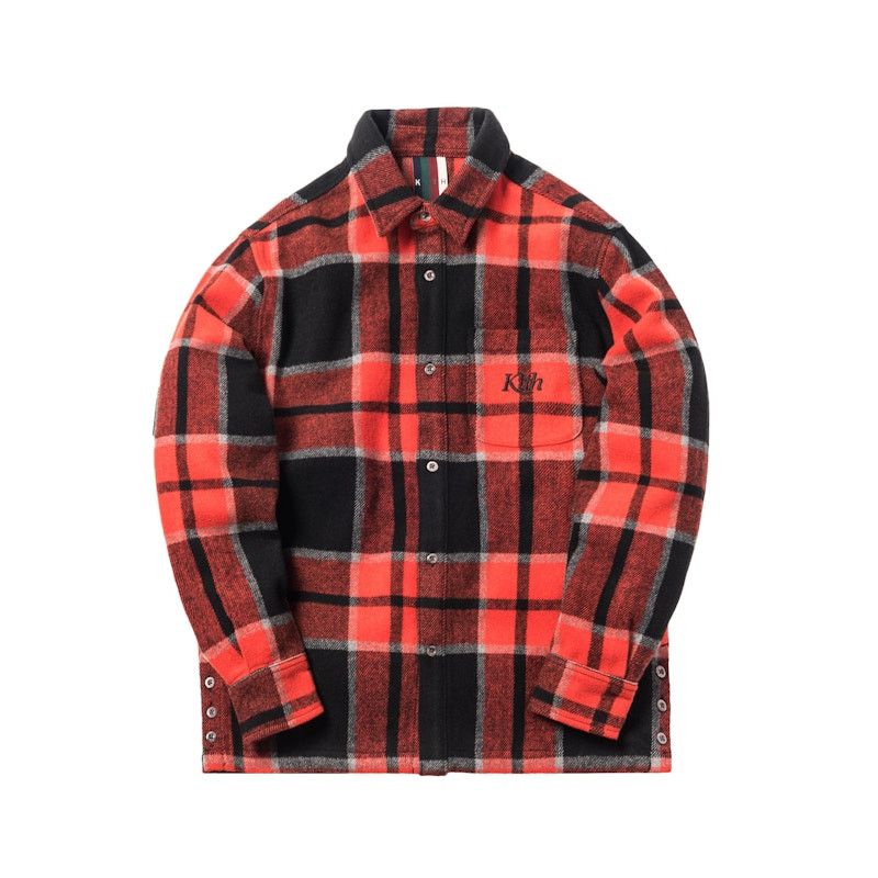Kith Kith Ginza Heavy Weight Flannel - Red Size US S / EU 44-46 / 1 - 1 Thumbnail