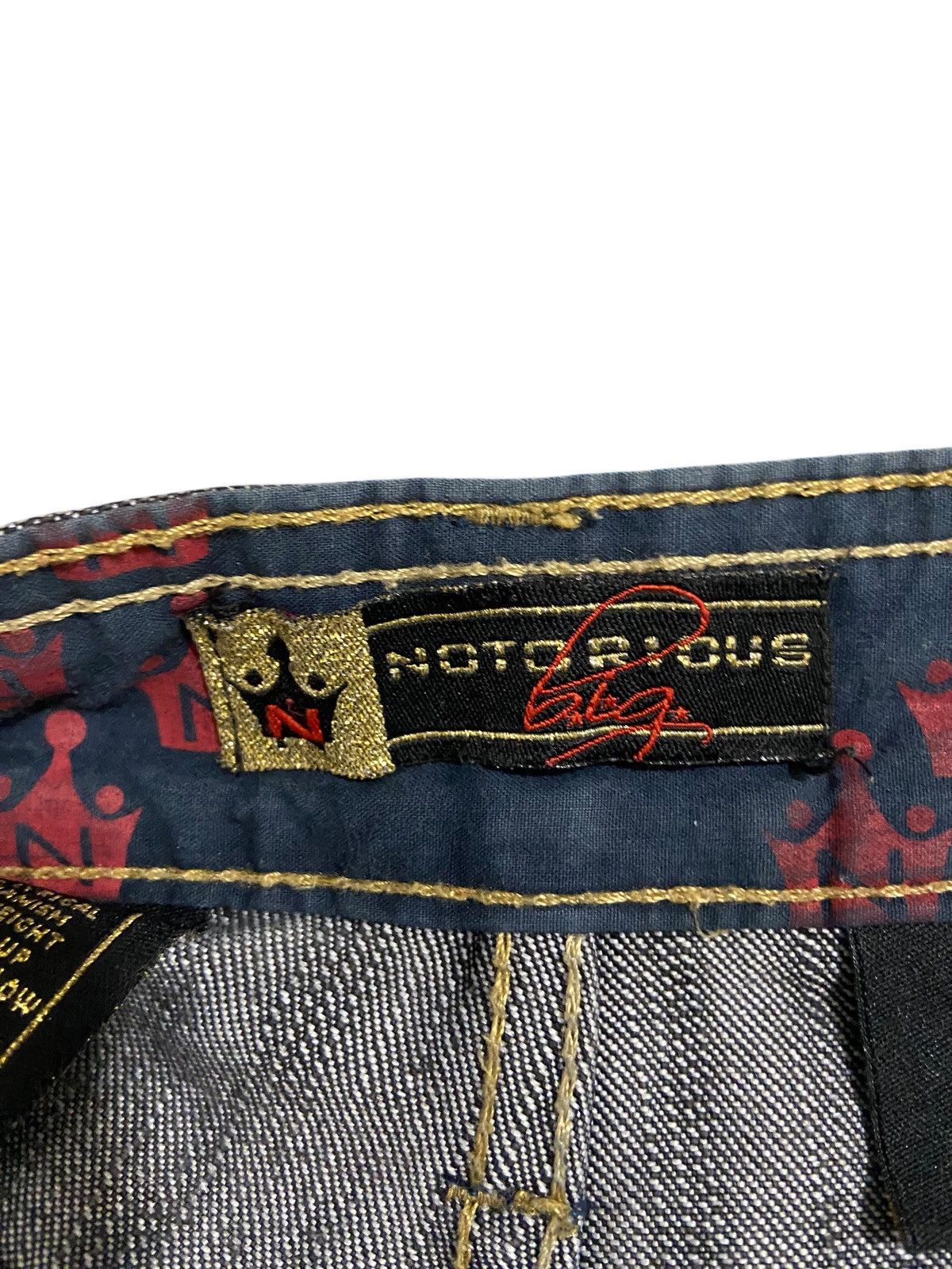 Rap Tees × Vintage Vintage Notorious BIG Jeans Mens 34x30 Black Denim Baggy Fit Size US 34 / EU 50 - 8 Thumbnail