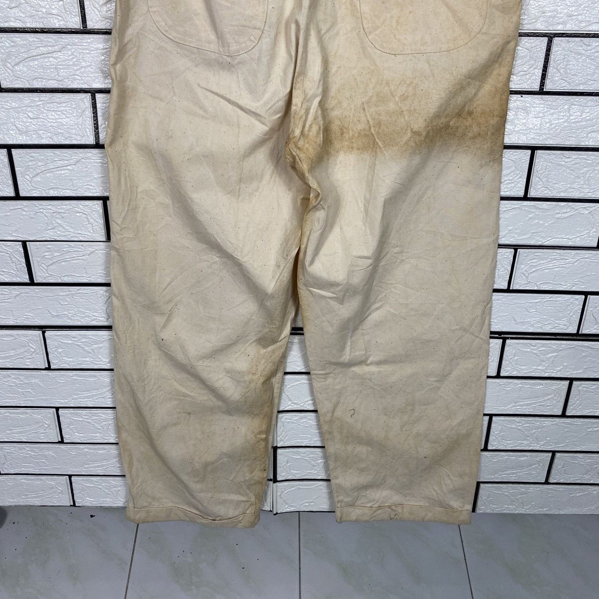 Japanese Brand Tokyo Hino Diesel Coverall Worker Duck Canvas Detroit Size US 30 / EU 46 - 16 Thumbnail