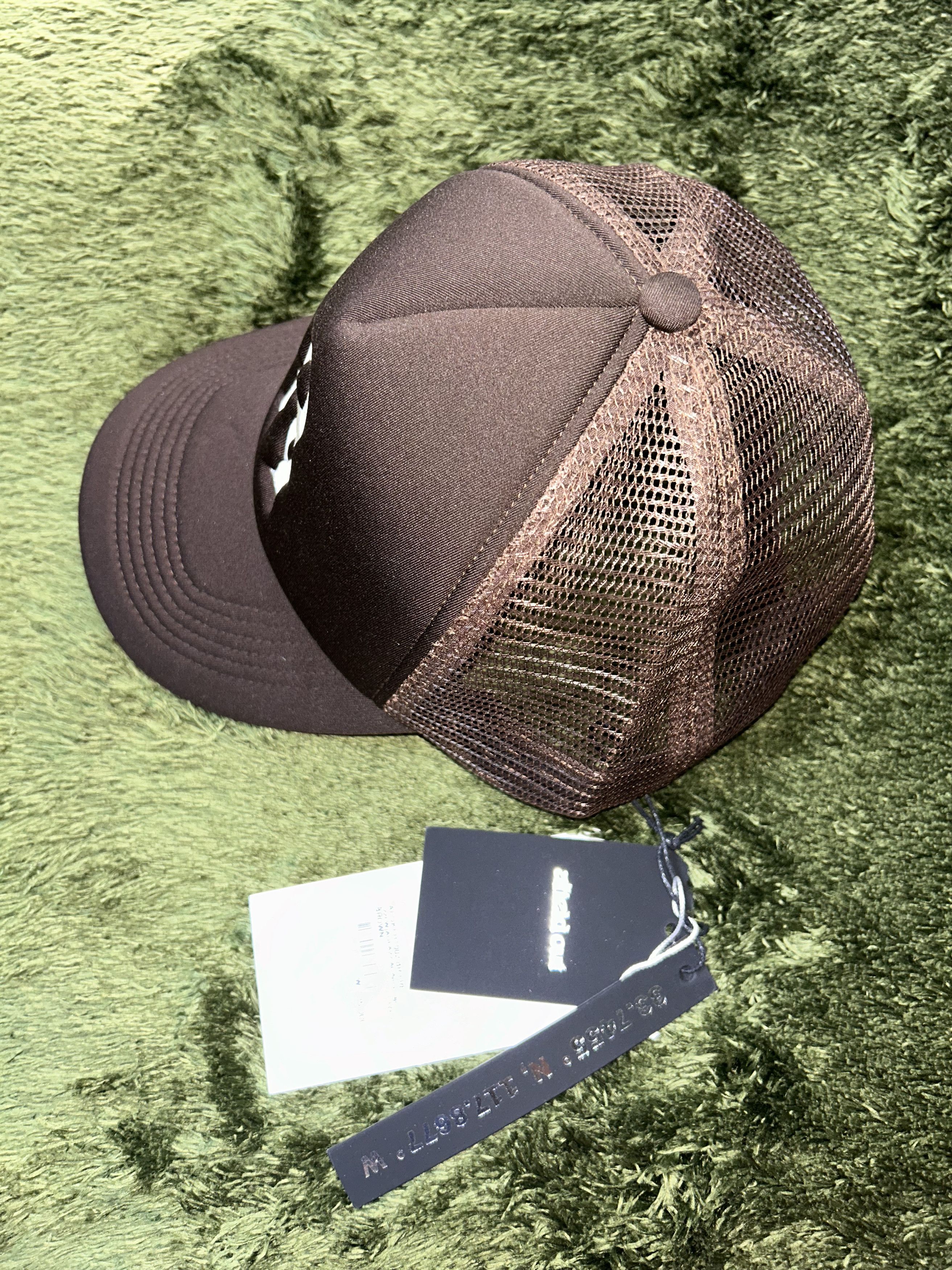 Afield Out afield out trucker cap brown logo embroidery Size ONE SIZE - 2 Thumbnail