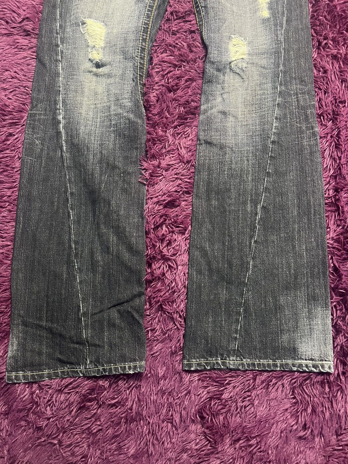 semanticdesign Archive Semantic Design Distressed Flared Denim (45) Size 34" / US 12 / IT 48 - 5 Thumbnail