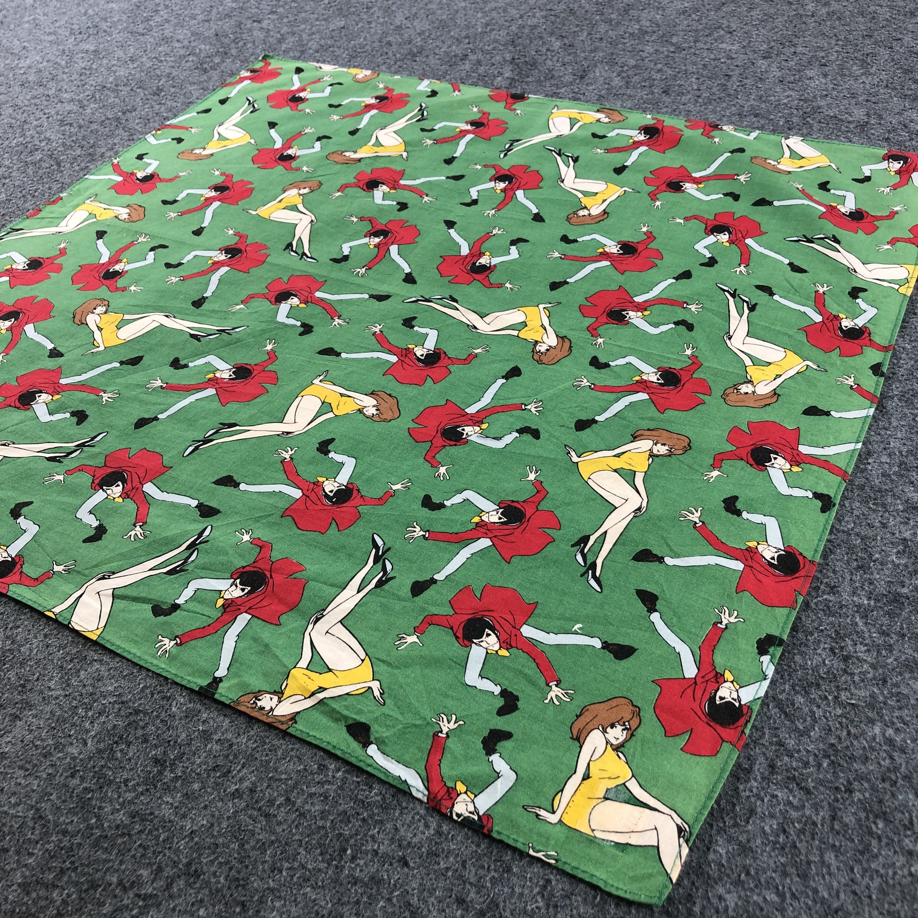 Anime Arsane Lupin X Esso Handkerchief Neckerchief Bandana X33 Size ONE SIZE - 3 Thumbnail