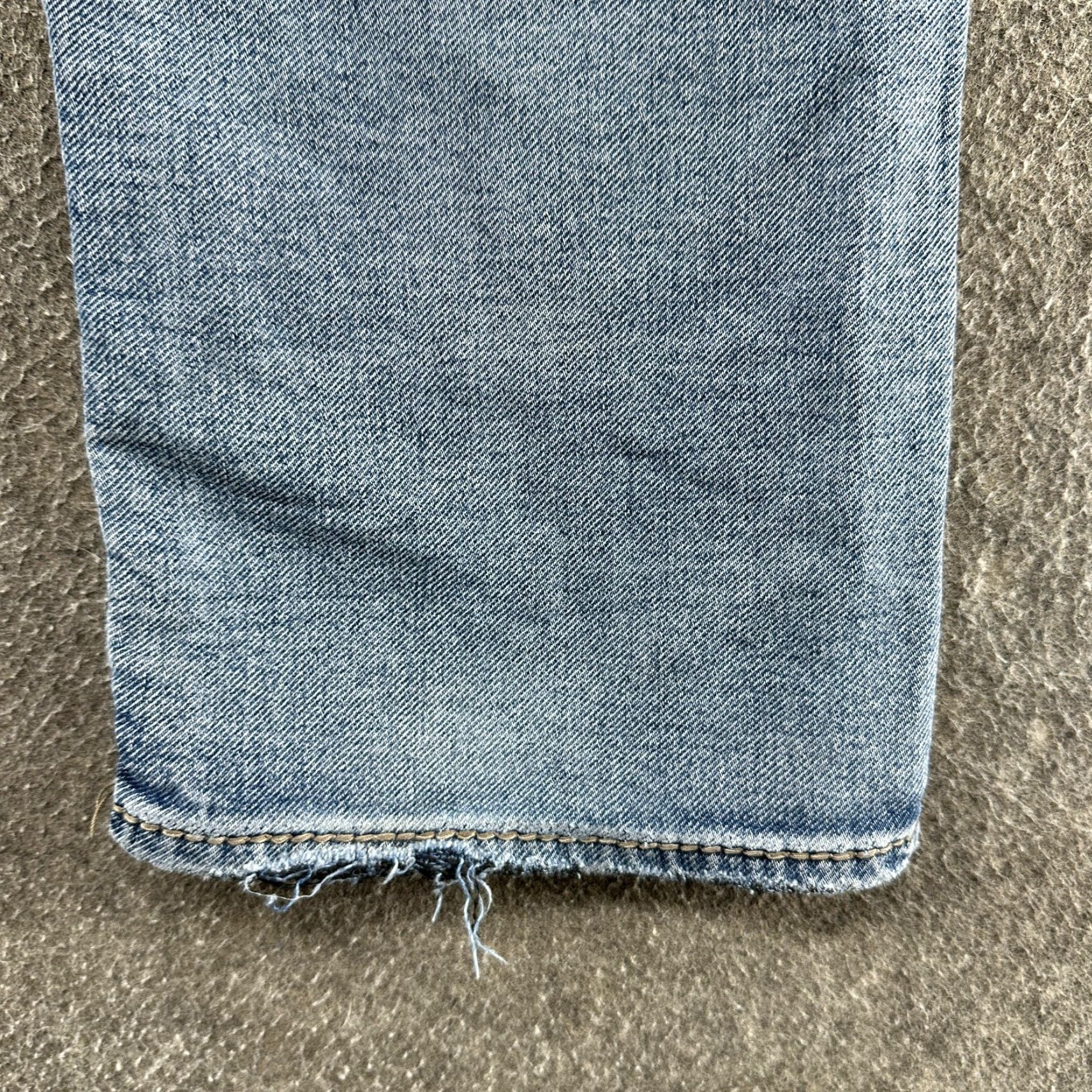 Silver Jeans Co. Silver Jeans Mens 30x32 Jeans Blue Regular Straight Distressed 5-Pocket Denim Cotton Polyester Size US 30 / EU 46 - 5 Thumbnail
