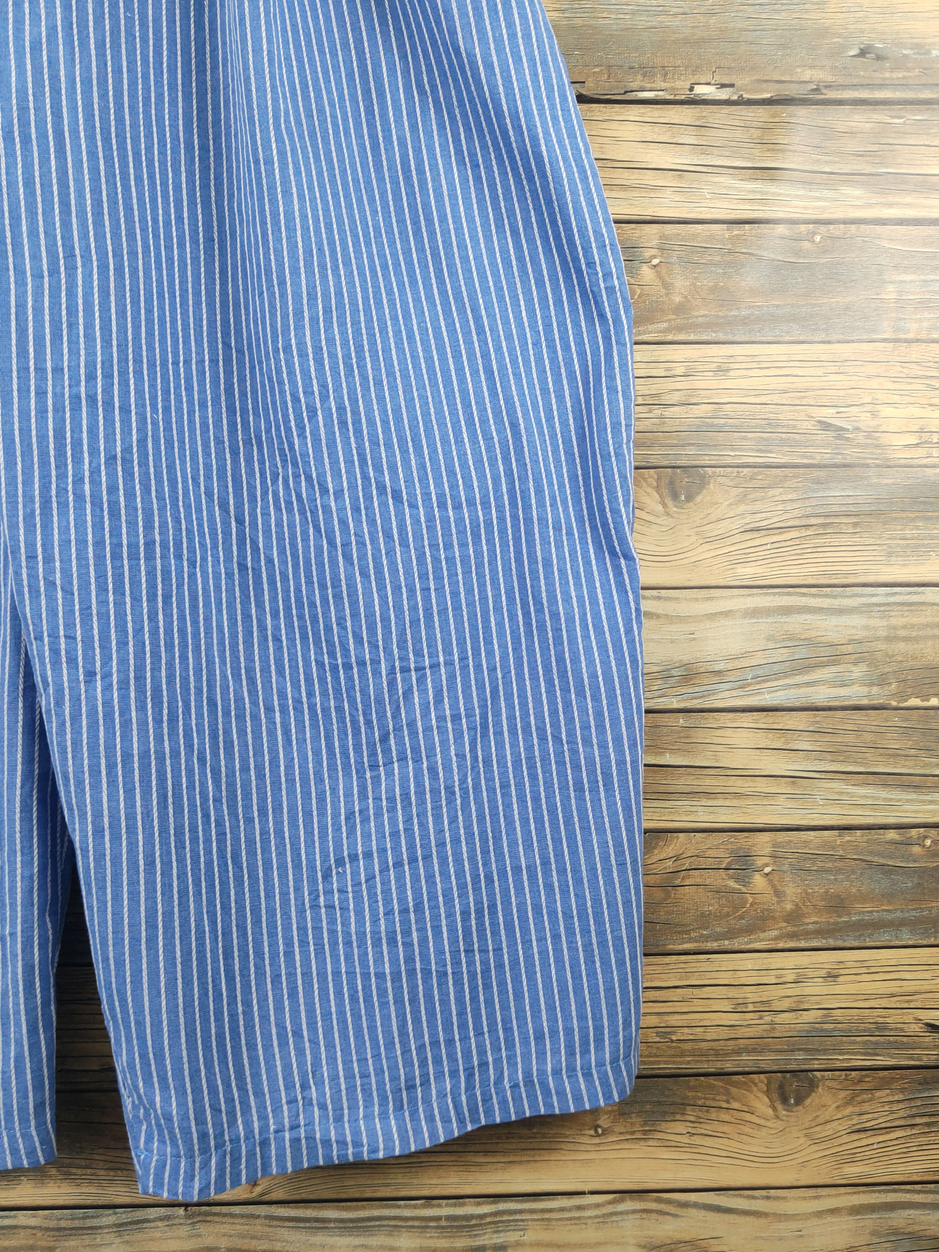 Japanese Brand × Vintage Avant Garde Fashion by F&T Blue Jumpsuits Size 42" / US 20 - 7 Thumbnail