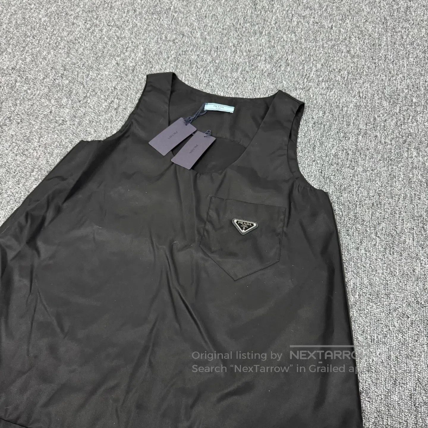 Prada Prada Delta-shaped nylon sleeveless top| Size US S / EU 44-46 / 1 - 3 Thumbnail