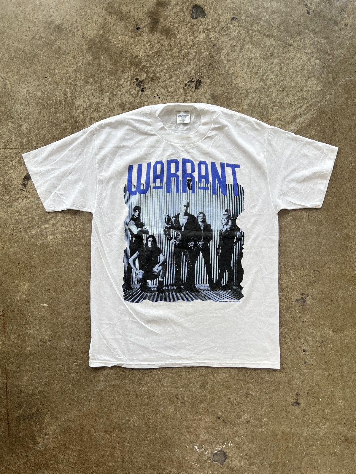 Band Tees Vintage Brockum 1992 Warrant Hair of the Dog World Tour XL Size US XL / EU 56 / 4 - 2 Thumbnail