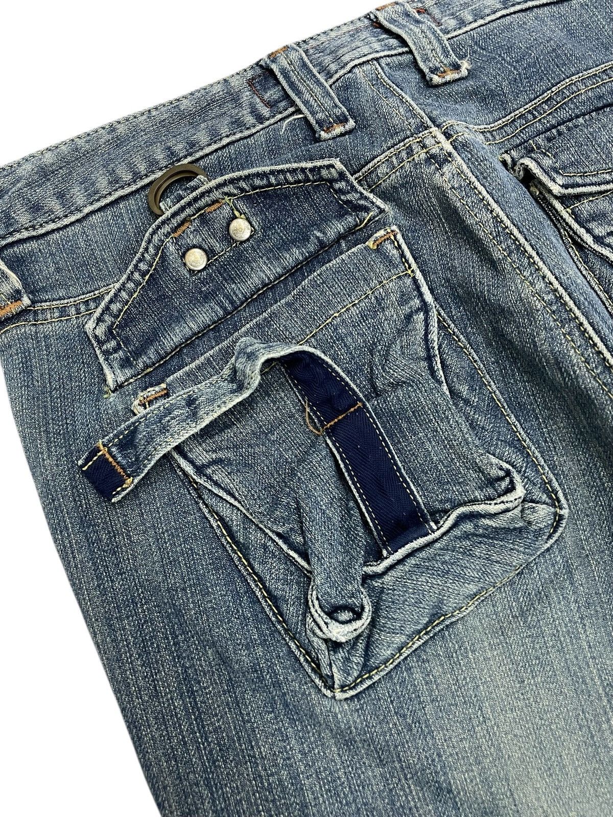 Japanese Brand × Tornado Mart et/ET BOÎTE Mud Wash Old Vintage Flare Nippon Denim Size US 28 / EU 44 - 16 Thumbnail