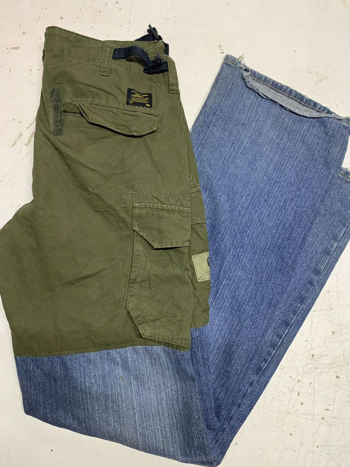 Bape Ape cargo customs jeans Size US 34 / EU 50 - 22 Thumbnail