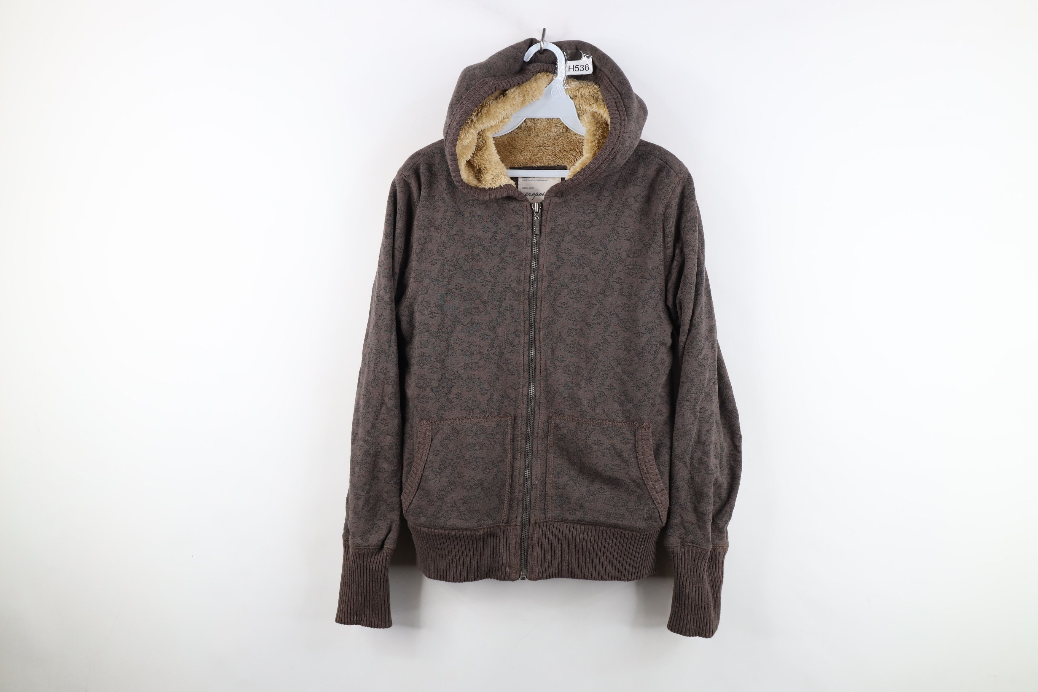 Aeropostale Vintage Y2K Aeropostale Lined Babydoll Flower Zip Hoodie Size L / US 10 / IT 46 - 1 Thumbnail