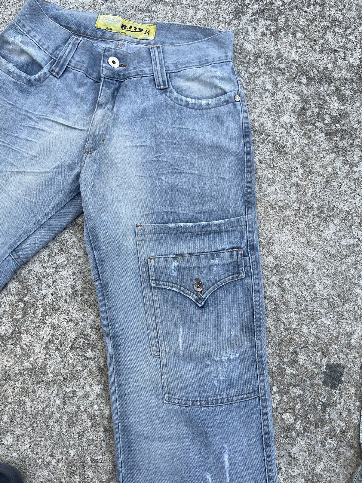 Designer × Jean 🔥 R119 Rusty Distressed Denim Streetwear W33 🔥 Size US 33 - 5 Thumbnail