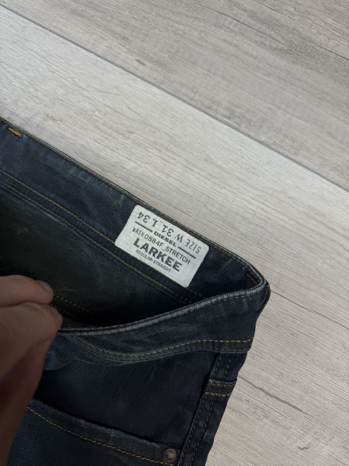 Diesel Diesel Larkee DNA Destresed Trapper Jeans Size US 31 - 6 Thumbnail