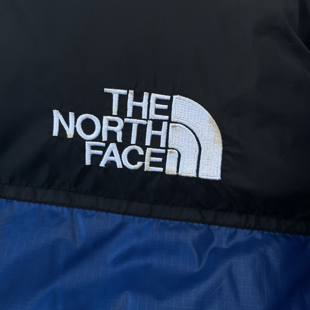 Vintage The North Face Nuptse 700 Puffer Jacket Blue Mens M