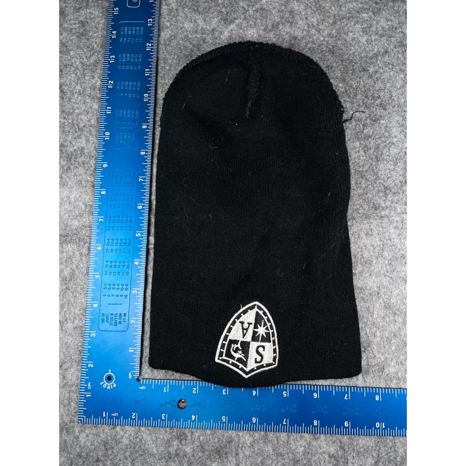 Vintage Salt Armour Beanie Adult One Size Black Knit 100% Acrylic Camp Outdoors Hat Beanie Unisex Mens Womens Boys Girls Size ONE SIZE - 5 Thumbnail