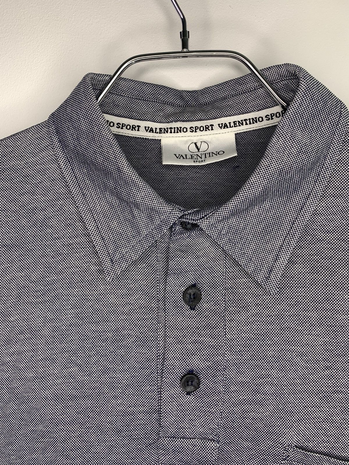 Valentino × Vintage Vintage Valentino Sport Polo L Size Size US L / EU 52-54 / 3 - 4 Thumbnail