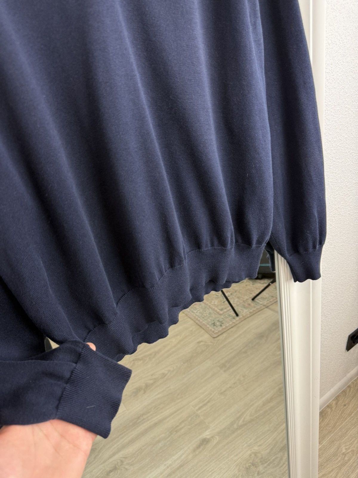 Salvatore Ferragamo Selvatore Feraggamo Sweater Pullover Longsleeve Polo Size: L Size US L / EU 52-54 / 3 - 8 Thumbnail