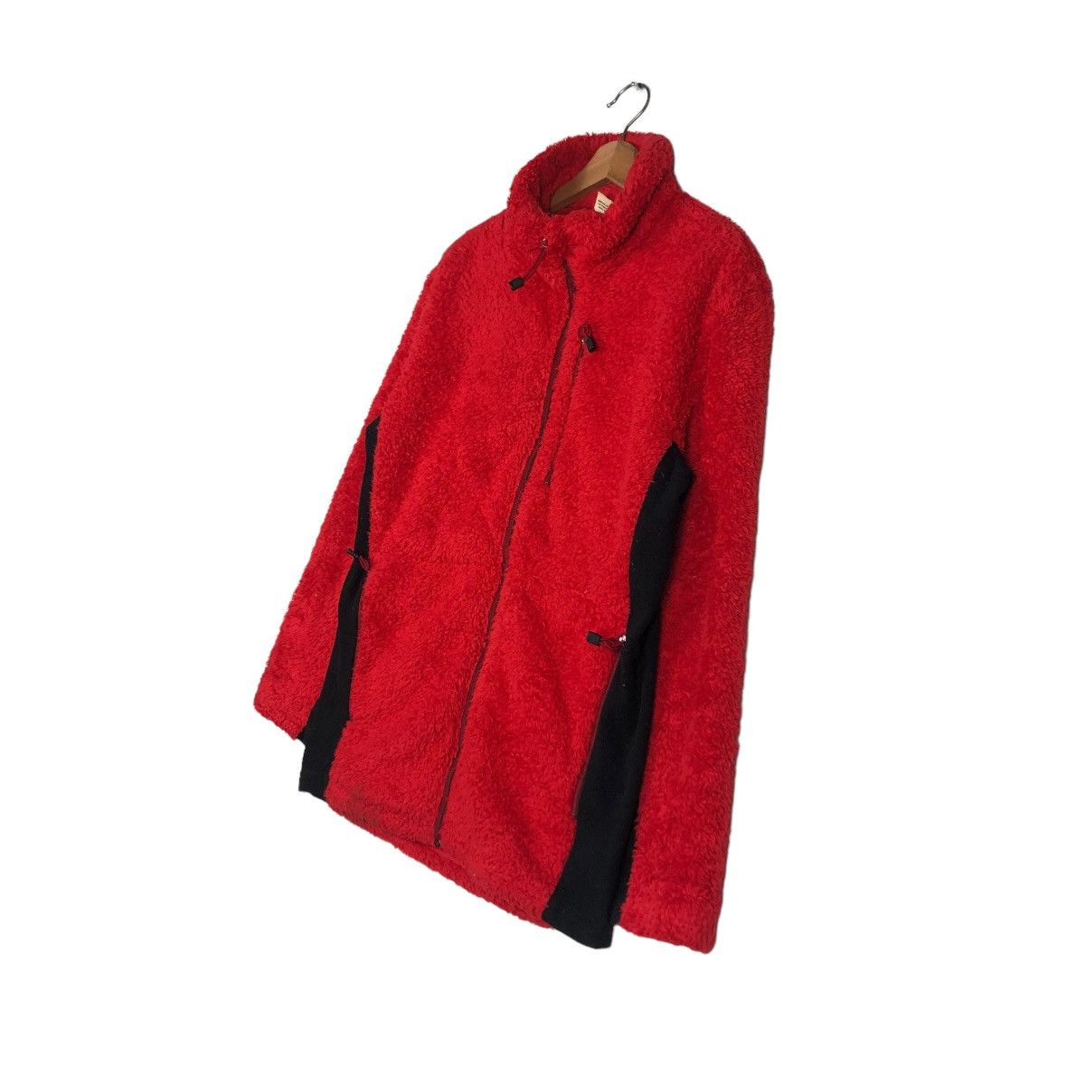 Japanese Brand 📌VINTAGE ZIPPER FLEECE JACKET EDWIN RARE RICH RED Size US XL / EU 56 / 4 - 3 Thumbnail