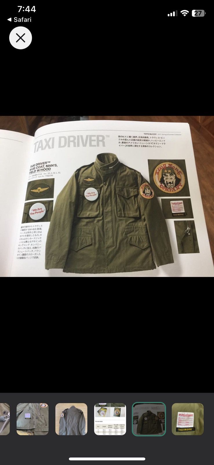 Vintage Rare❗️Vintage Taxi Driver M65 Field Jacket Like Toys MacCoy Size US L / EU 52-54 / 3 - 2 Thumbnail
