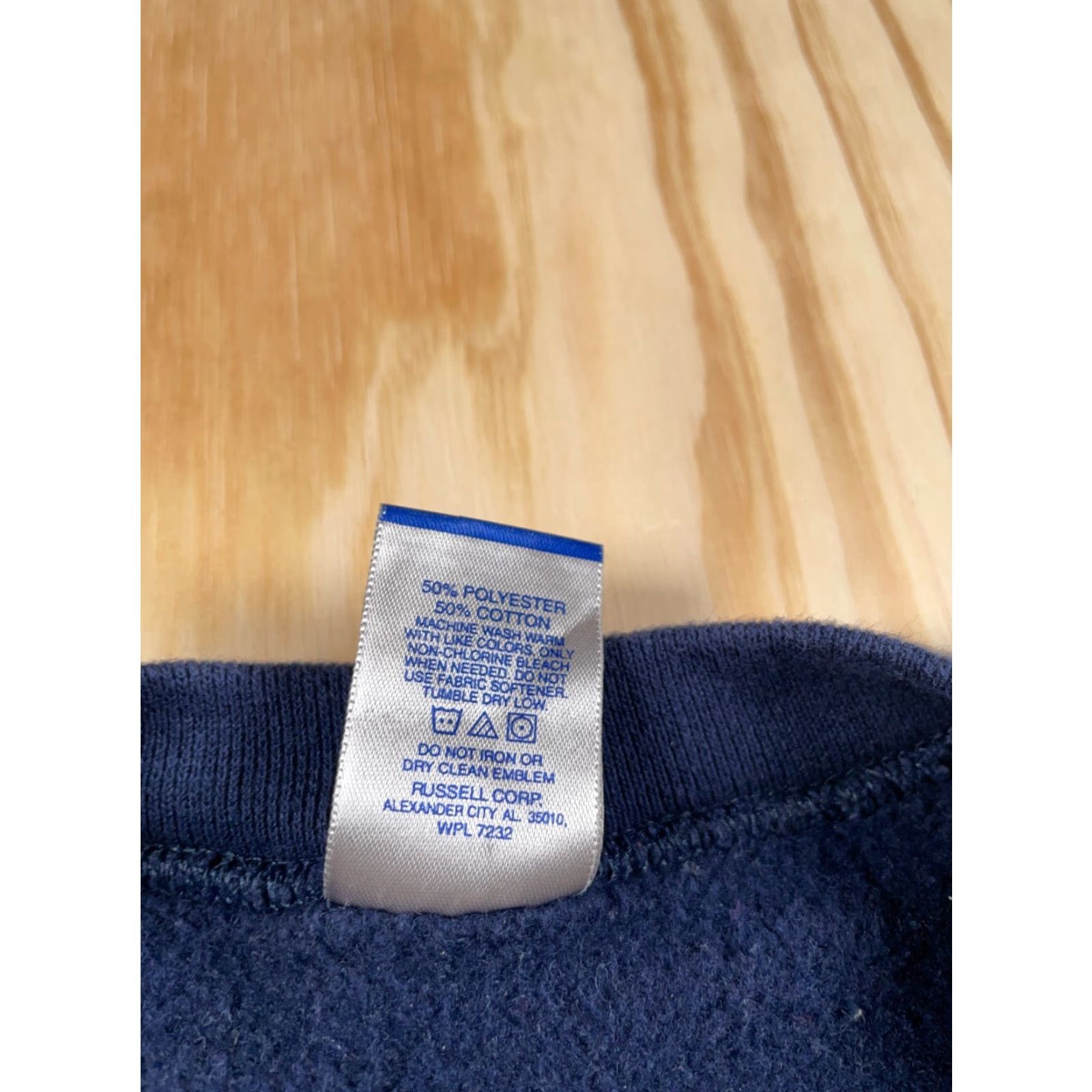 Russell Athletic VINTAGE Russell Athletic Dri Power Sweatshirt Men Crewneck XL Tall Blue Heavyweight 90s Retro Size US XL / EU 56 / 4 - 4 Thumbnail