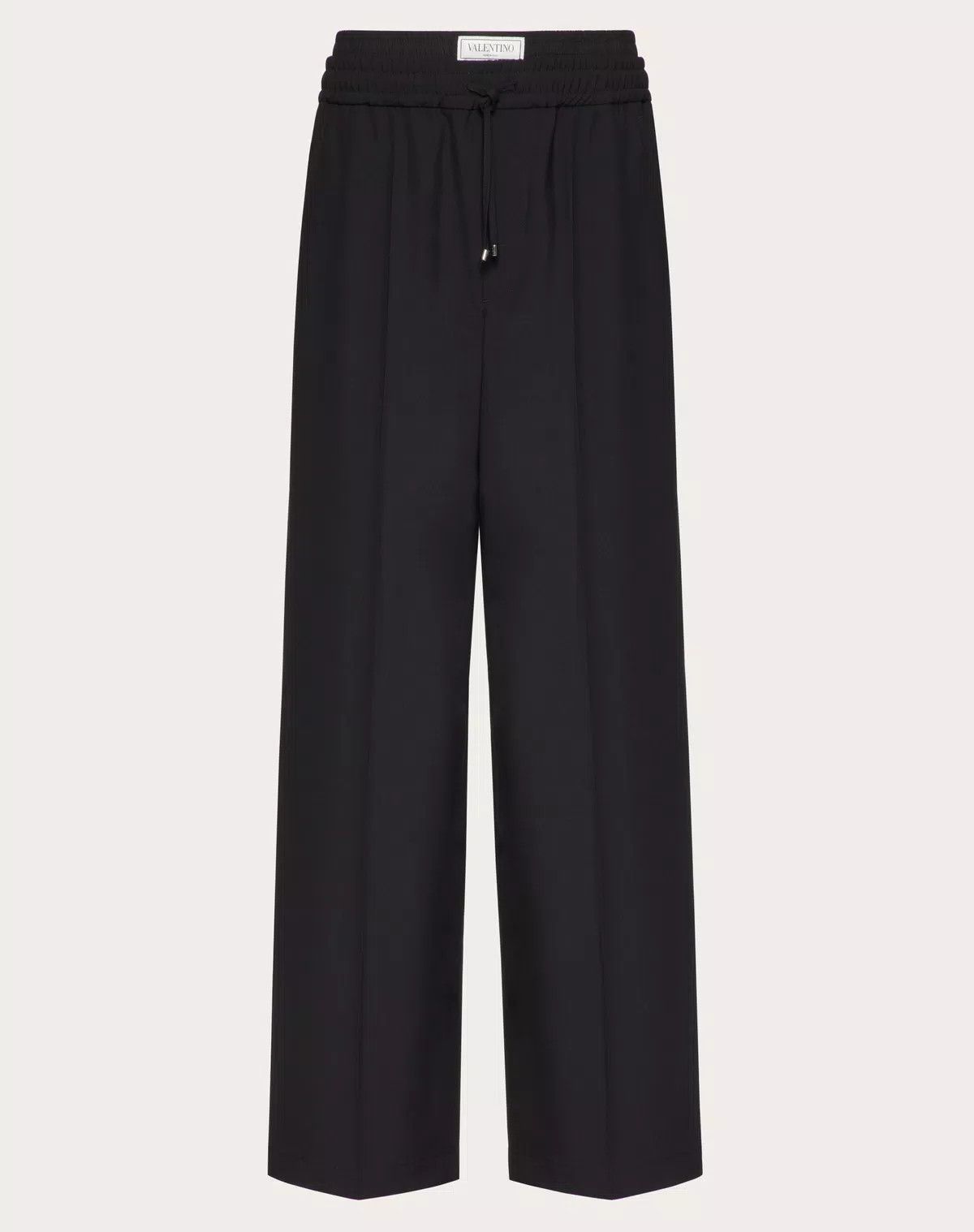 Valentino oc11z0725 Light Wool Trousers in Black Size US 32 / EU 48 - 1 Thumbnail