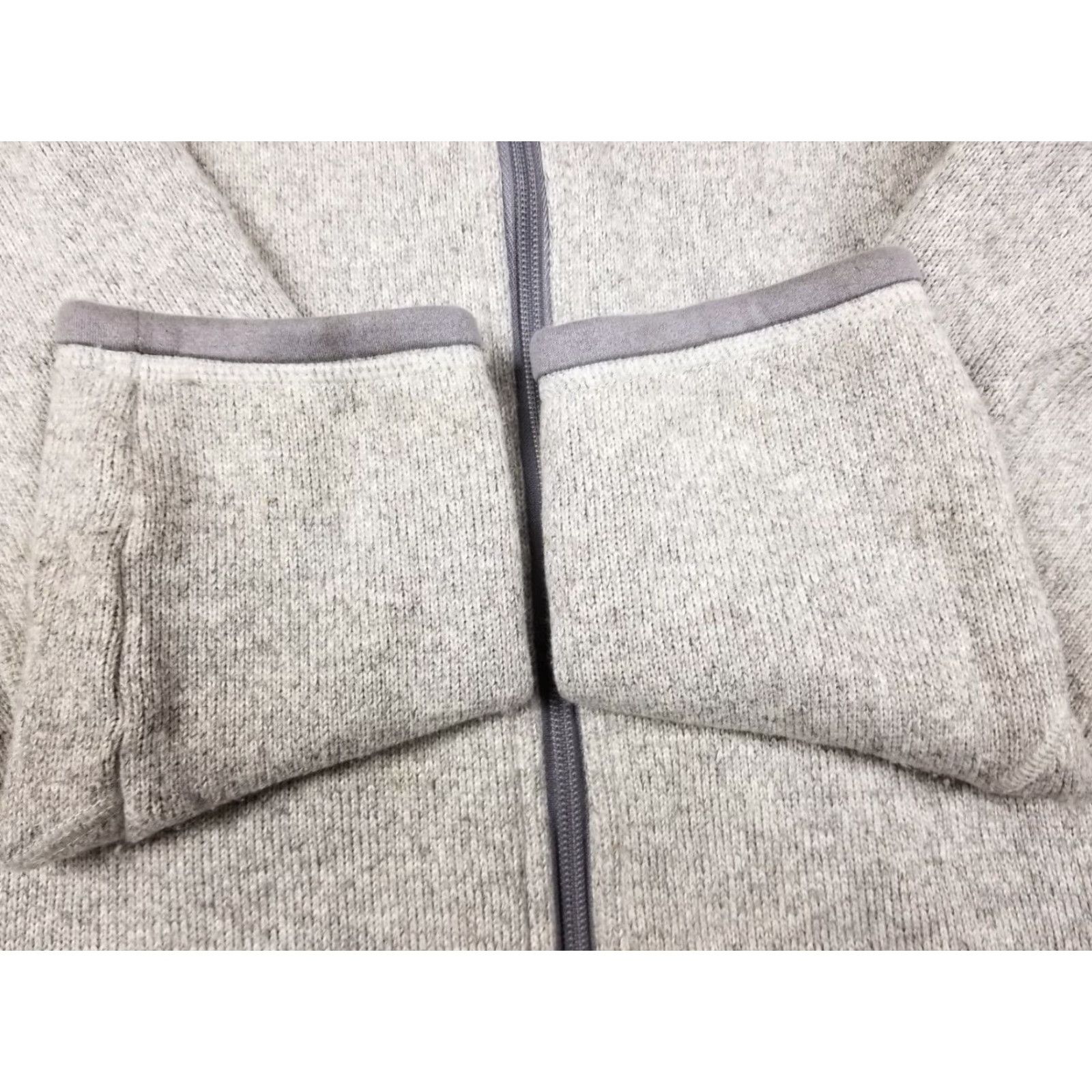 Patagonia PATAGONIA Gray Hooded Fleece Full Zip Up SZ Women's Medium MINTY Hoodie Women Size M / US 6-8 / IT 42-44 - 6 Thumbnail