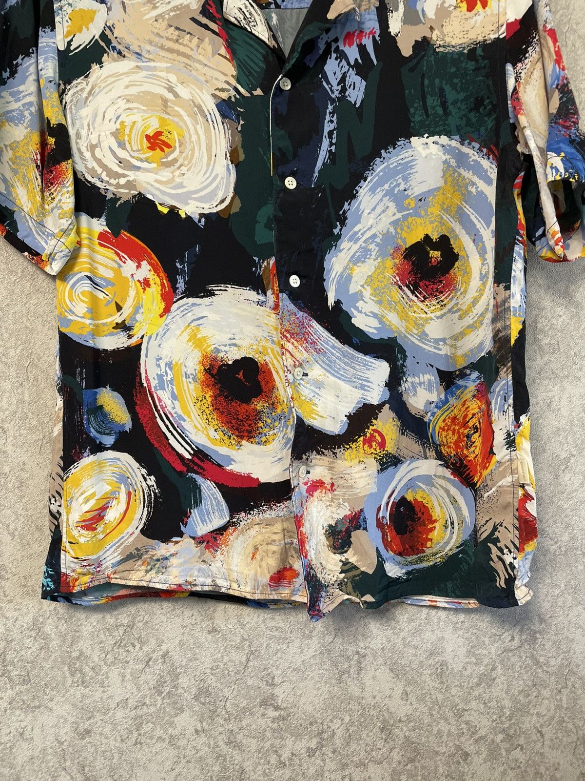 Aime Leon Dore Aime Leon Dore ALD Floral Brush Stroke Leisure Shirt Size US M / EU 48-50 / 2 - 3 Thumbnail