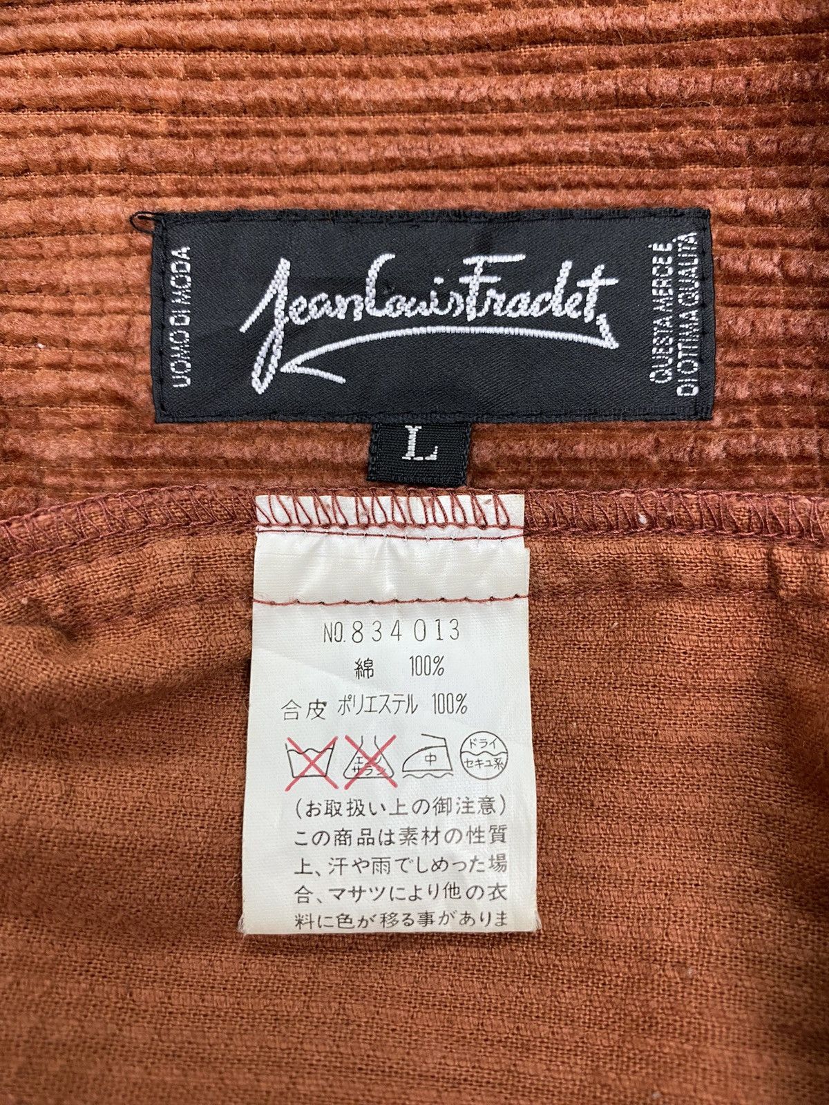 Japanese Brand Jean Louis Fradet Corduroy Jacket Size US M / EU 48-50 / 2 - 10 Thumbnail