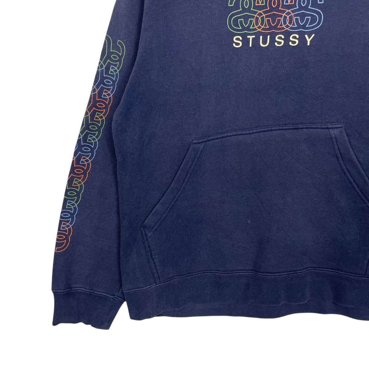 Stussy Vintage 90s Stussy Big Logo Pullover Hoodie Size US S / EU 44-46 / 1 - 3 Thumbnail