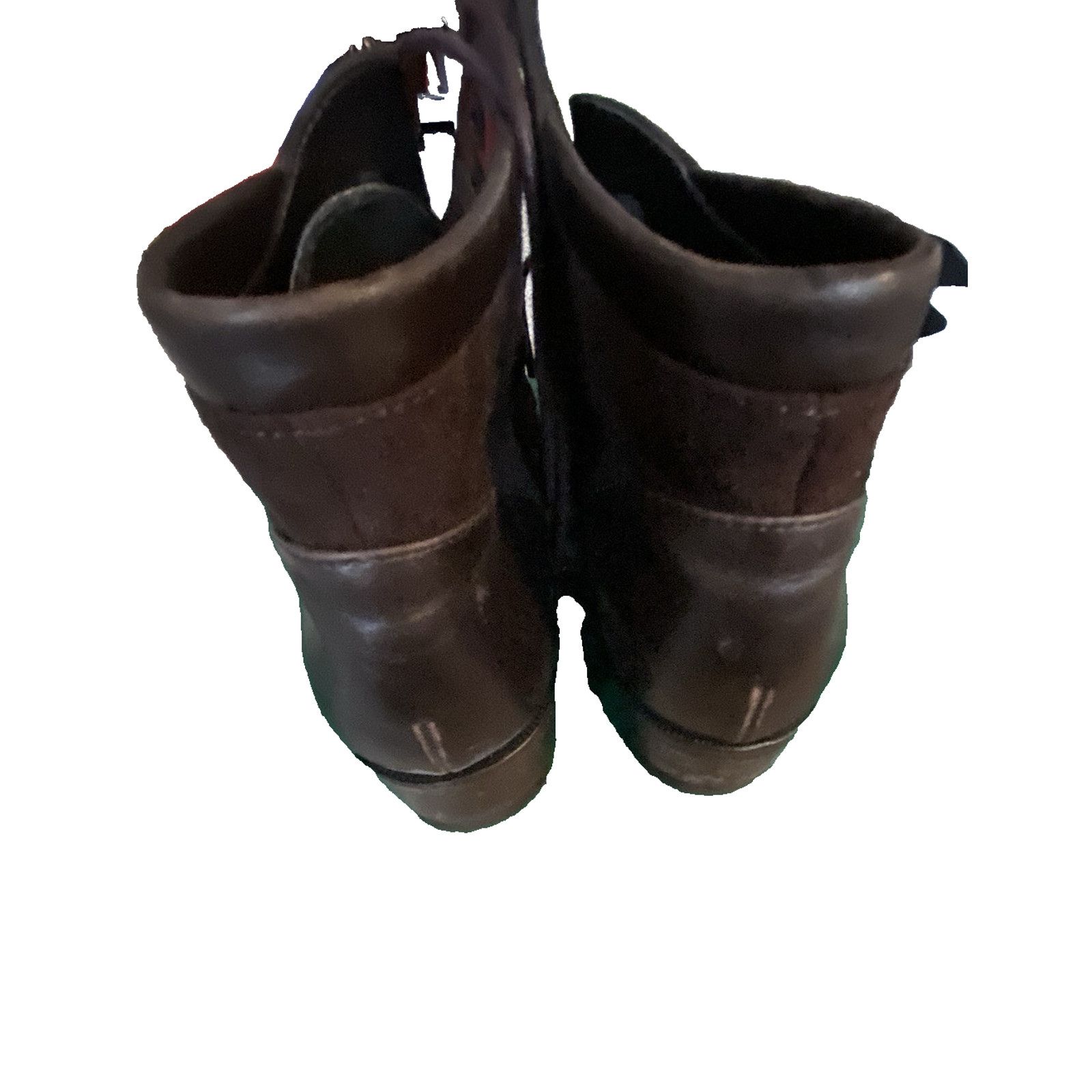 Other Paul Green Brown leather/suede tieup ankle boots sz 5 1/2 Size US 5.5 / IT 35.5 - 4 Thumbnail