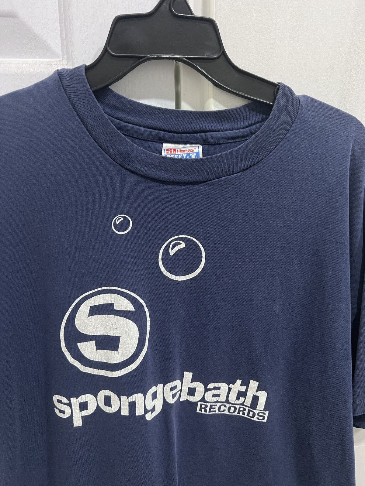 Band Tees Vintage 90s Spongebath Records Alternative rock EDM Hiphop Size US XL / EU 56 / 4 - 2 Thumbnail