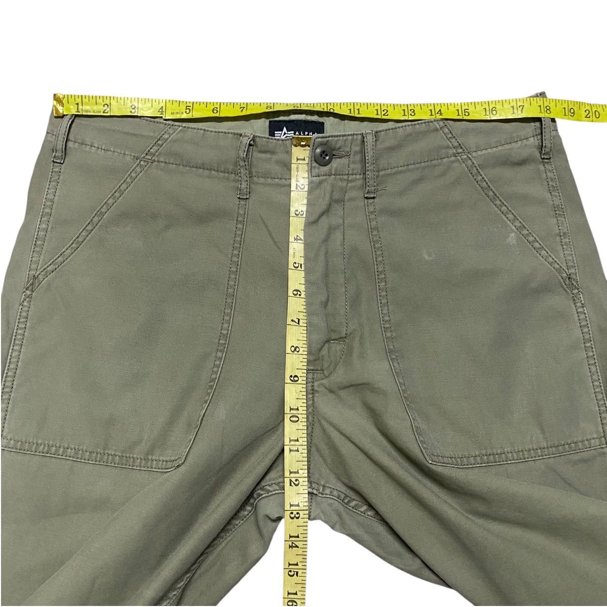 Alpha Industries Vintage Alpha Industries Fatigue Pants Size US 35 - 18 Thumbnail