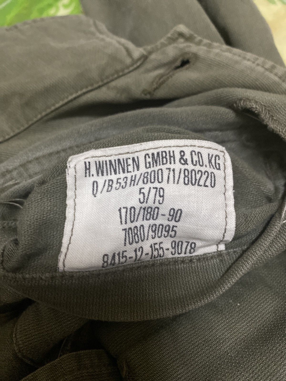 Other Vintage 70s Germany Army Field Jacket by H.winnen Size US S / EU 44-46 / 1 - 11 Thumbnail