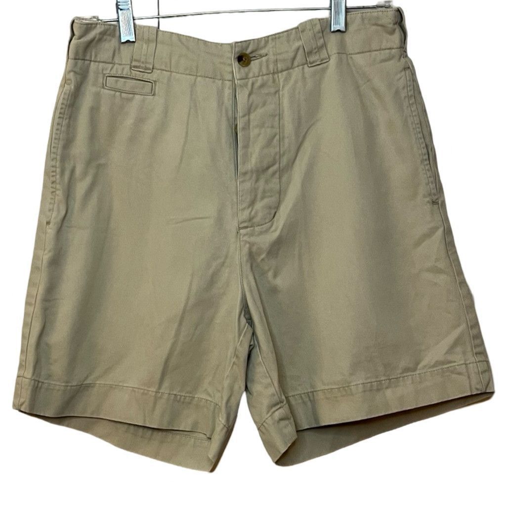 Eddie Bauer × Vintage Vtg 90s Eddie Bauer Khaki Chino Button Fly Shorts Sz 31 Size US 31 - 2 Thumbnail