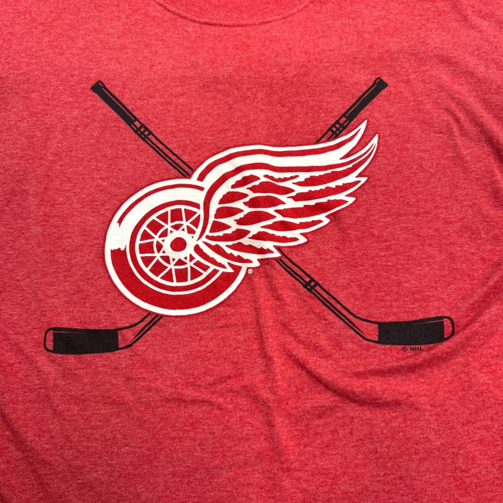 Champion Champion Detroit Red Wings NHL Hockey Graphic T-Shirt Mens Large Red Crew Tee Size US L / EU 52-54 / 3 - 3 Thumbnail