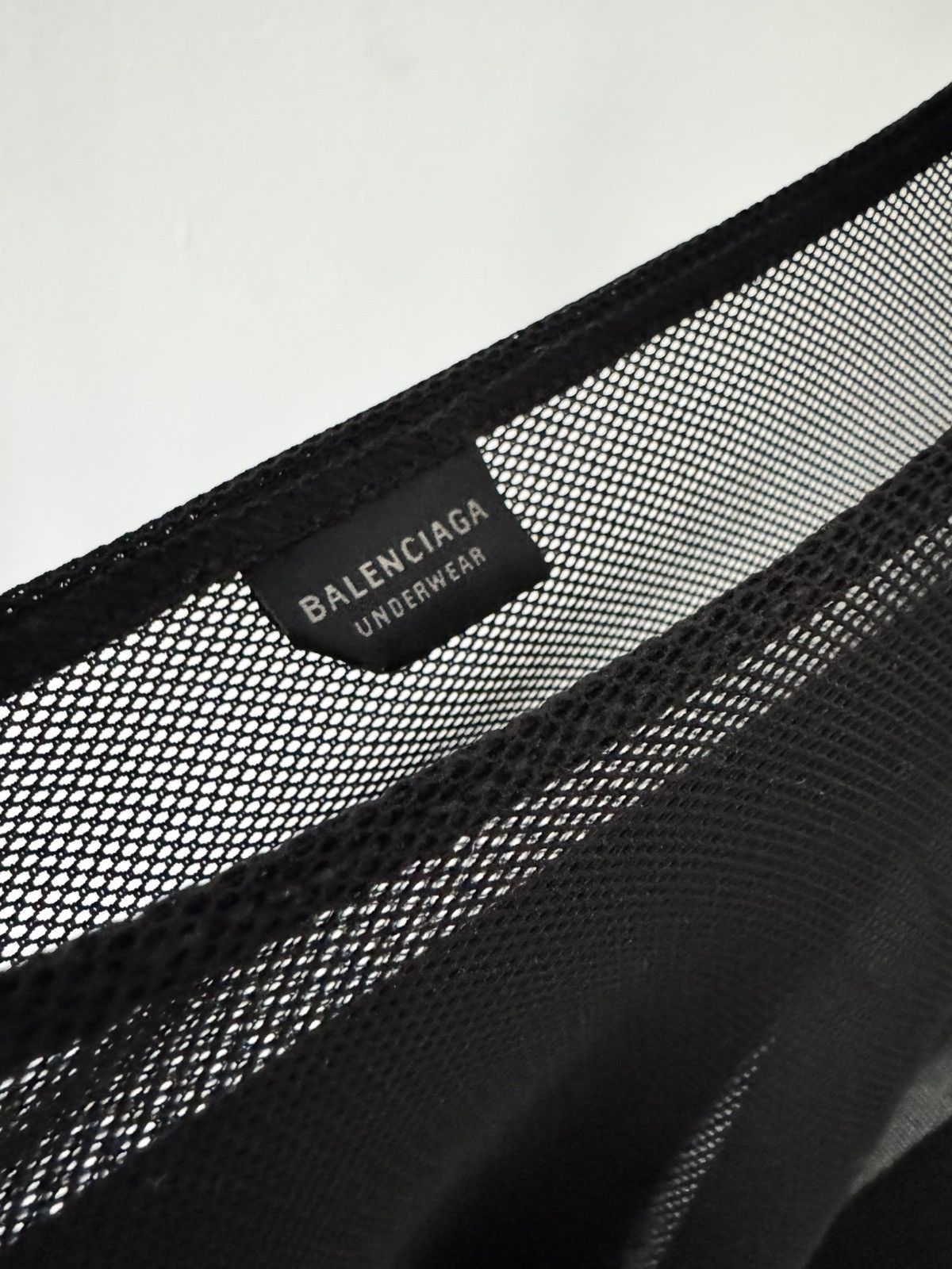 Balenciaga Balenciaga Mesh Underwear Tee Size US L / EU 52-54 / 3 - 5 Thumbnail