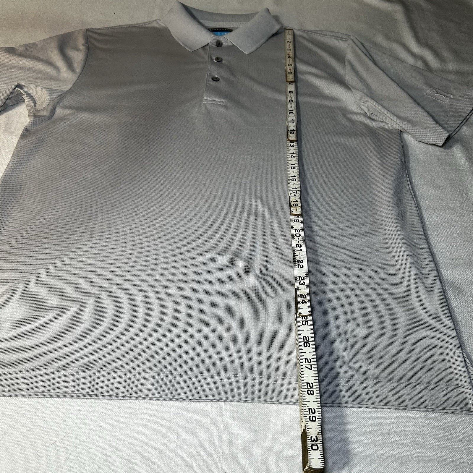 PGA Tour PGA Tour Mens Airflux Gray Polo Golf Shirt Casual - Large Size US L / EU 52-54 / 3 - 5 Thumbnail