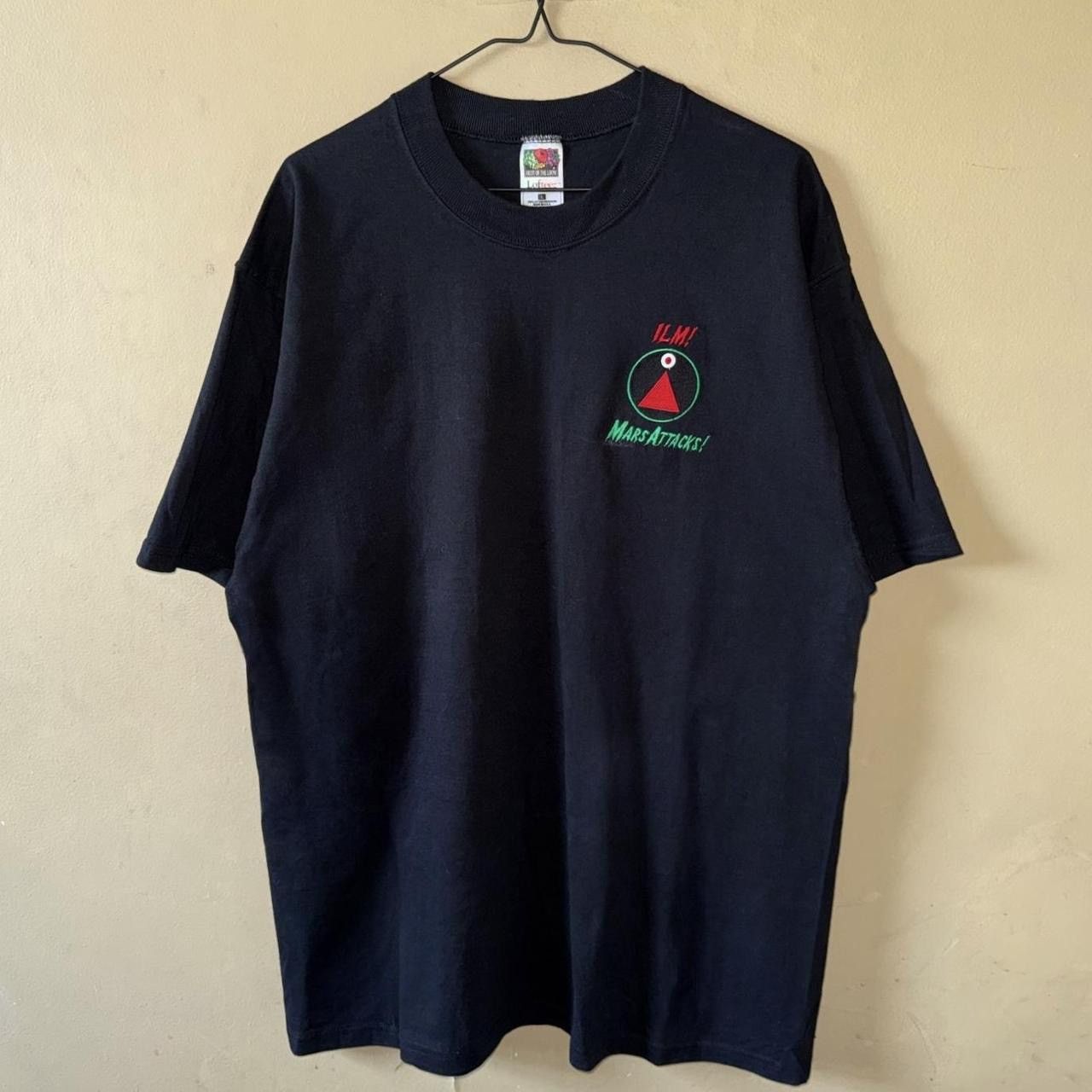 Vintage 1995 Mars Attacks ILM Visual Effects Crew Movie Staff Tee Size US L / EU 52-54 / 3 - 1 Thumbnail