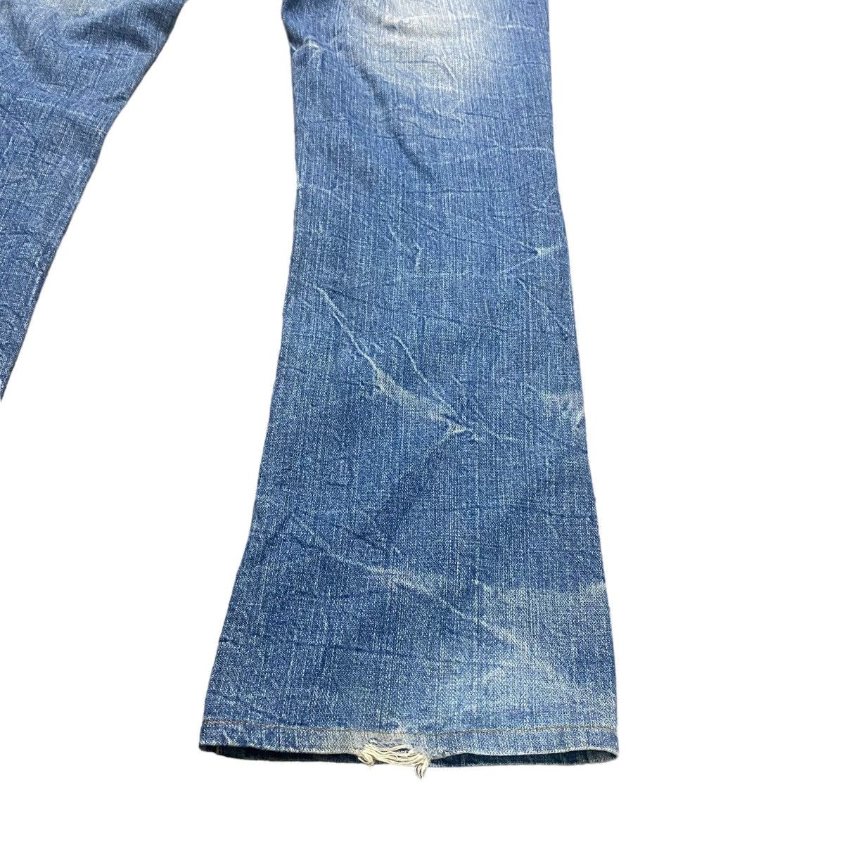 Japanese Brand Ozz-First Pinball Denim Flare Jeans Trashed Size US 30 / EU 46 - 16 Thumbnail
