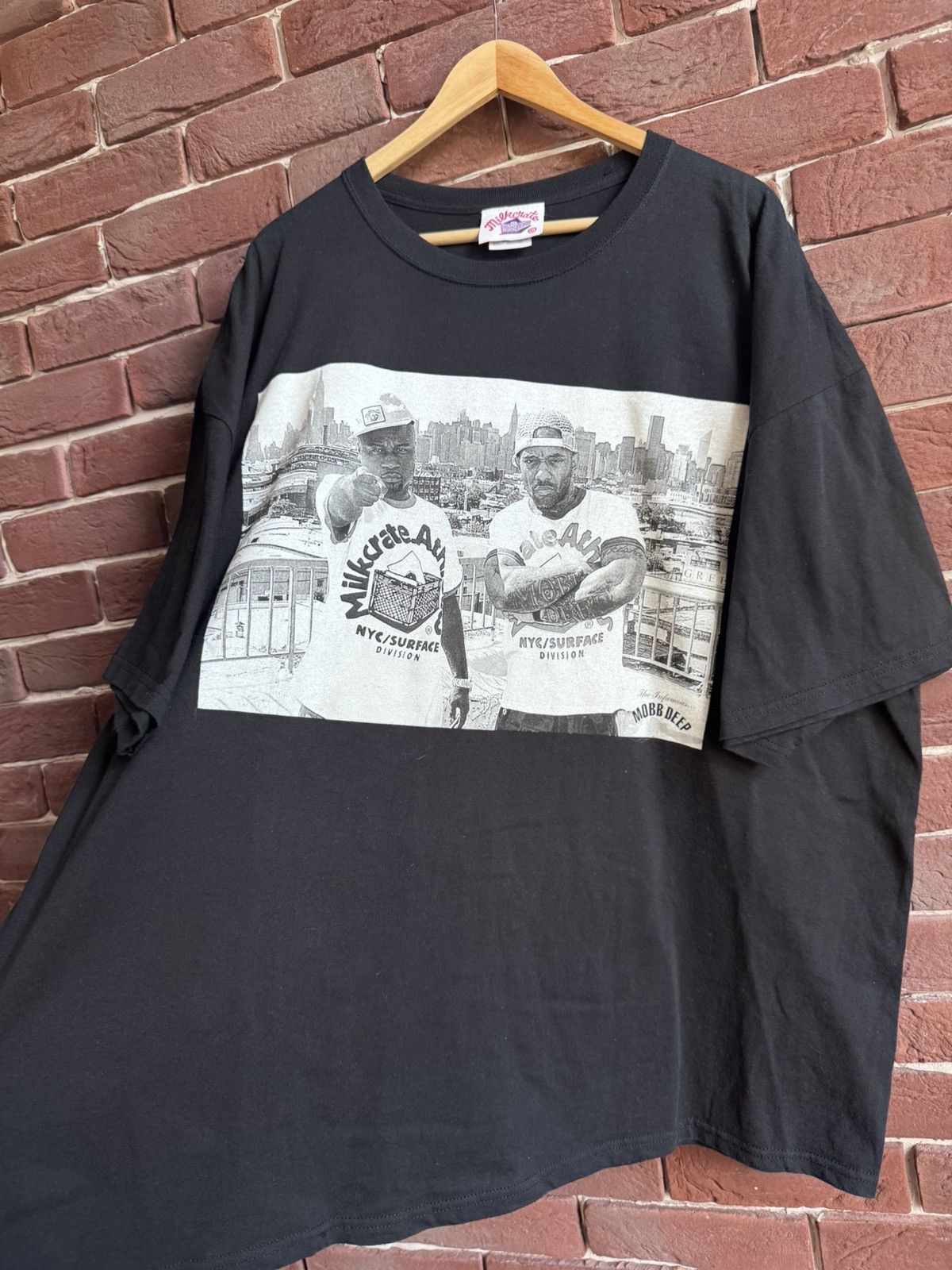 Band Tees Mobb Deep Milkcrate Grail 3XL Band Rap Tee Y2k 00s Vintage Size US XXL / EU 58 / 5 - 4 Thumbnail