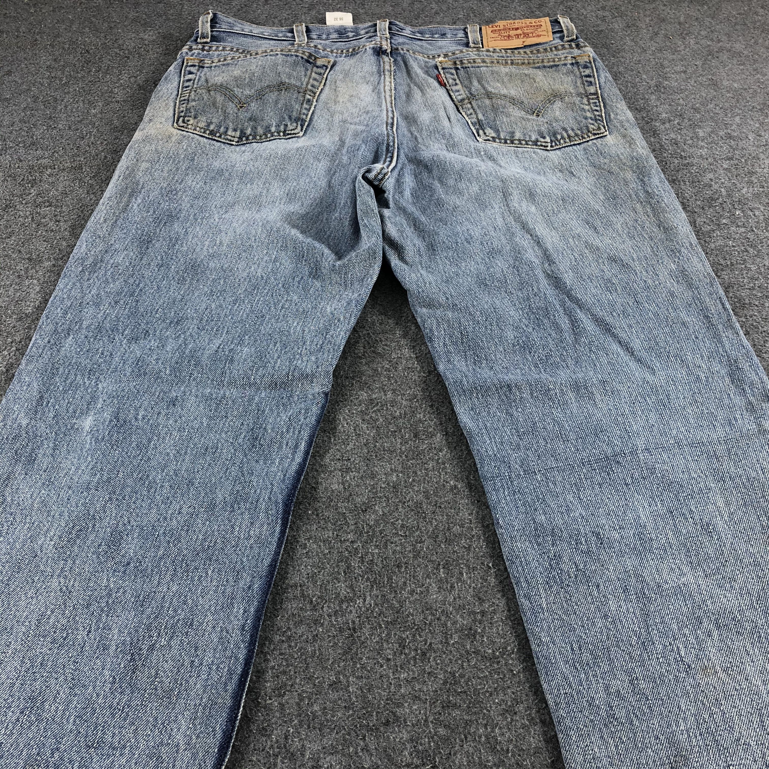 Levi's Dirty Light Wash Vintage Levis 516 Jeans-J1126 Size US 36 / EU 52 - 4 Thumbnail