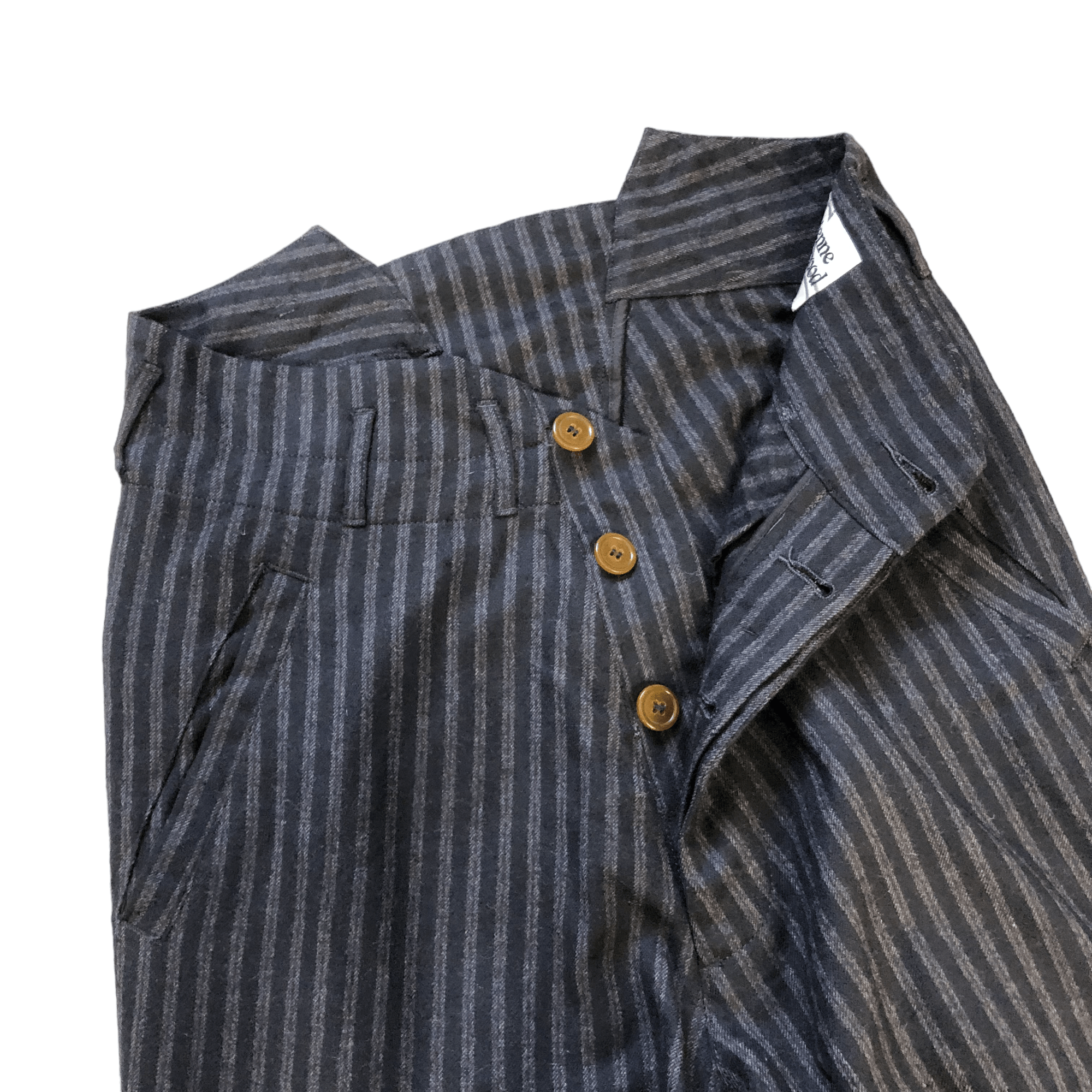 Vivienne Westwood VIVIENNE WESTWOOD MAN STRIPED TROUSERS PANT #5987-216 Size US 30 / EU 46 - 9 Thumbnail