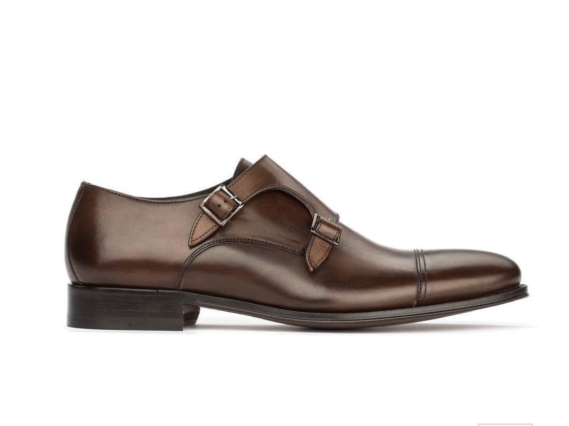 To Boot New York Grant Brown Calf Double Monkstrap Size US 9 / EU 42 - 1 Thumbnail