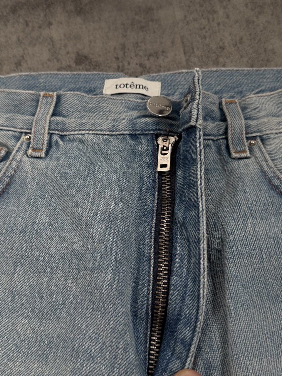 Other Toteme Blue Washed Denim Jeans Size US 32 / EU 48 - 14 Thumbnail