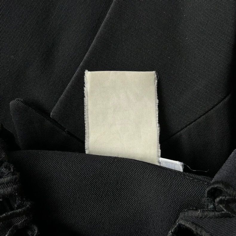 Yohji Yamamoto Yohji Yamamoto Yohji Yamamoto Black Hollow Shirt Size US M / EU 48-50 / 2 - 6 Thumbnail