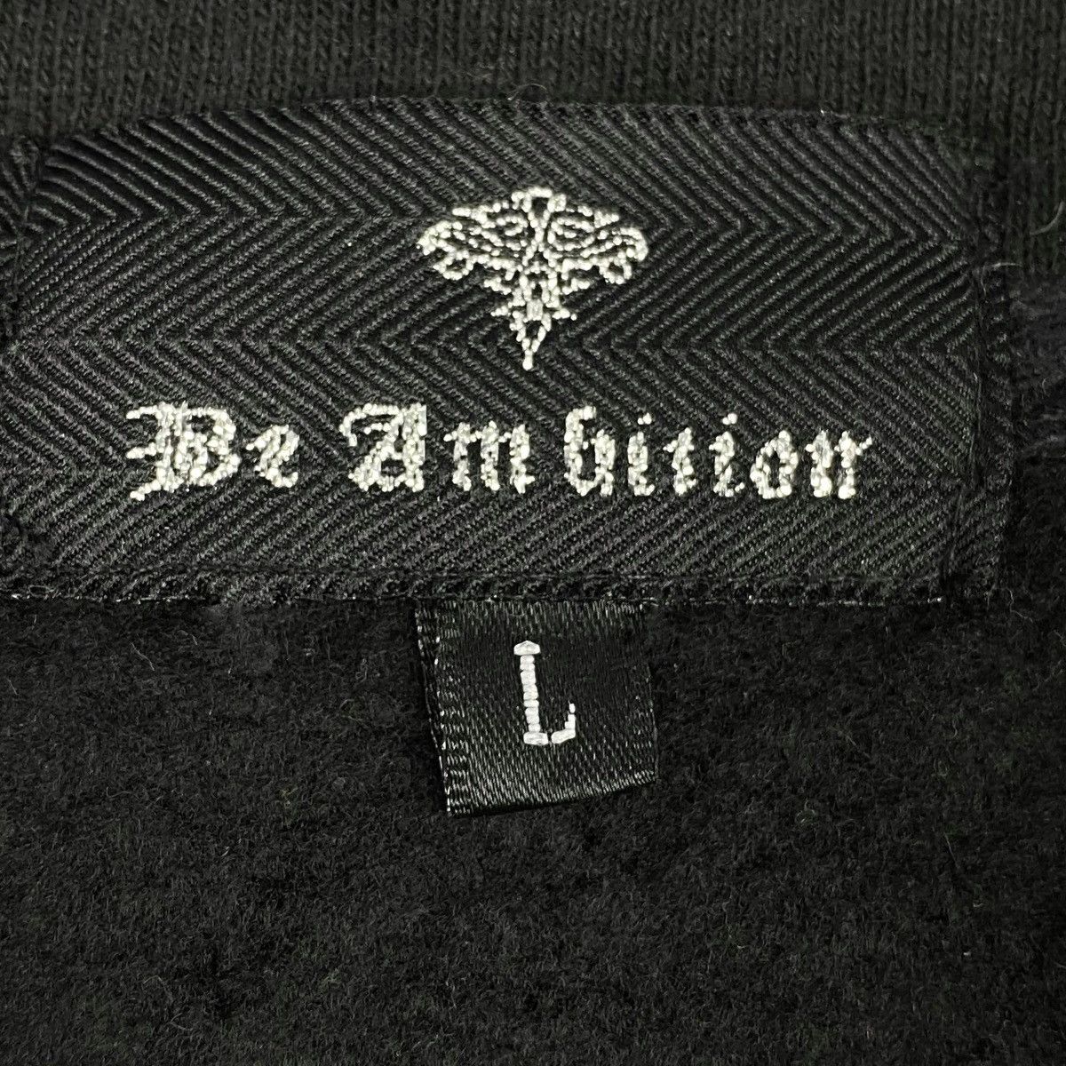 Vintage Vintage Be Ambitions Full Print Full Zip Sweater Black Size US L / EU 52-54 / 3 - 7 Thumbnail