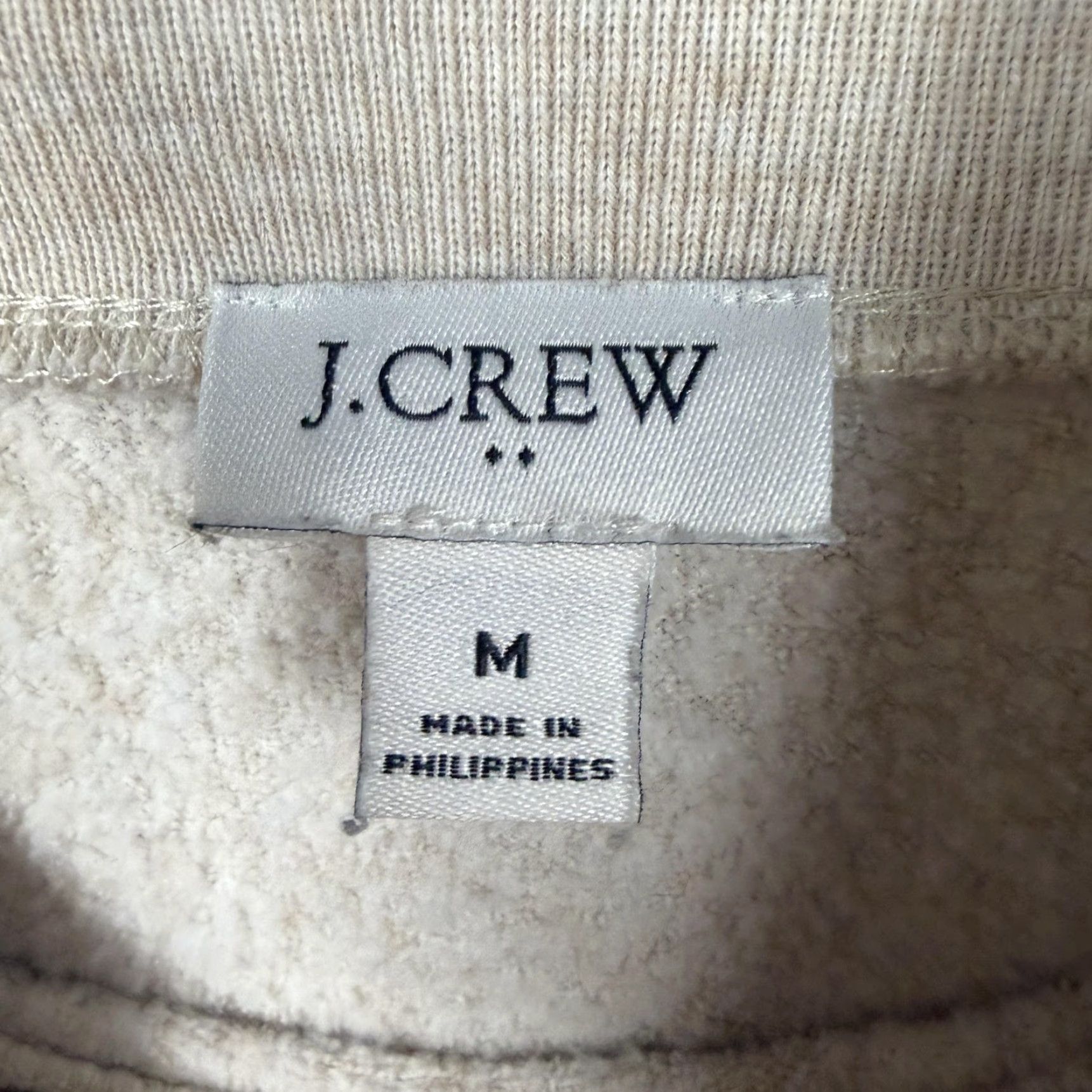 J.Crew J.Crew Sweater Tunic Women M Beige Raglan Sleeve Fleece Mock Neck Solid Winter Fall Casual Womens Size M / US 6-8 / IT 42-44 - 5 Thumbnail