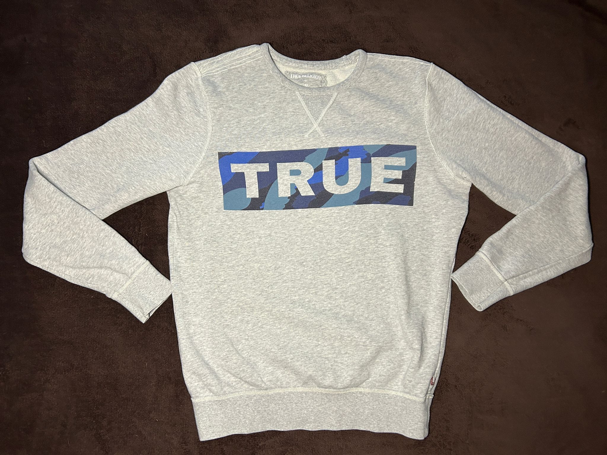 True Religion Top Vintage|Sweatshirt Without Hood|True Religion|100%cotton Size US M / EU 48-50 / 2 - 1 Thumbnail