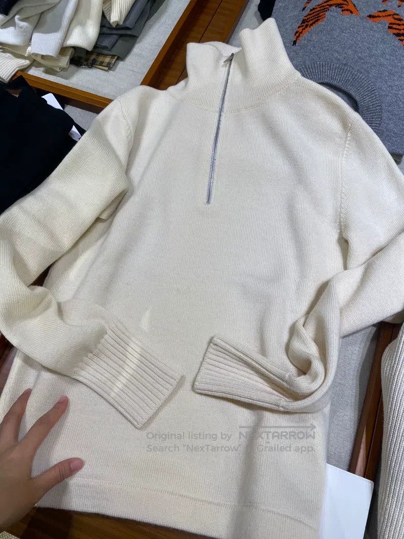 Jil Sander Jil Sander size 46 Half Zip High Neck Sweater Size US S / EU 44-46 / 1 - 1 Thumbnail